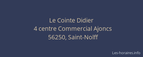 Le Cointe Didier