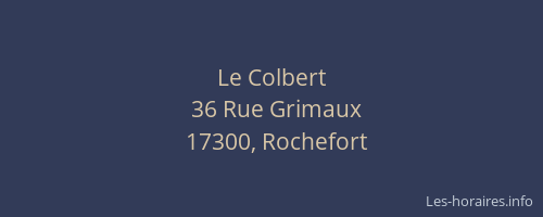 Le Colbert