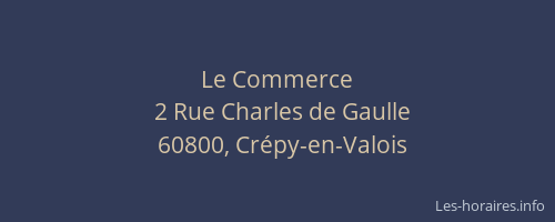 Le Commerce