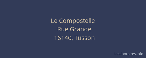 Le Compostelle