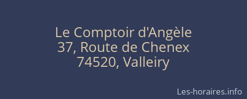Le Comptoir d'Angèle