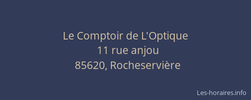 Le Comptoir de L'Optique