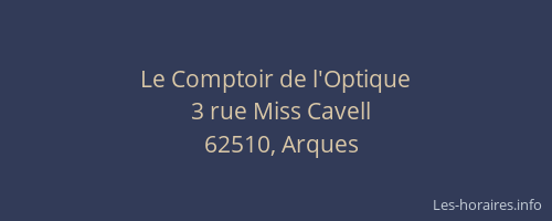Le Comptoir de l'Optique