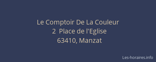 Le Comptoir De La Couleur