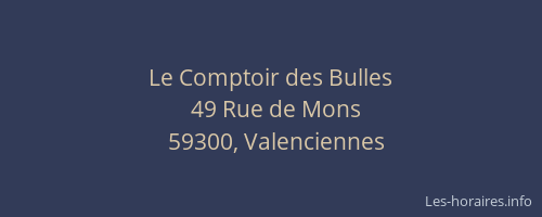 Le Comptoir des Bulles
