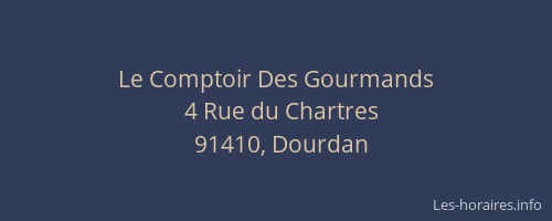 Le Comptoir Des Gourmands