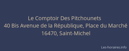 Le Comptoir Des Pitchounets
