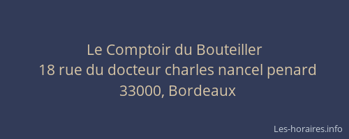 Le Comptoir du Bouteiller