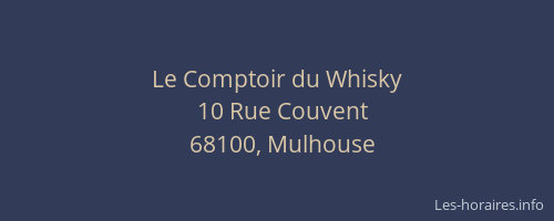 Le Comptoir du Whisky