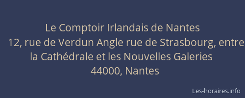 Le Comptoir Irlandais de Nantes