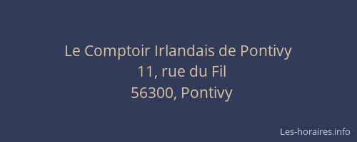 Le Comptoir Irlandais de Pontivy