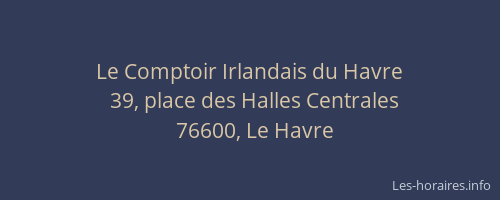 Le Comptoir Irlandais du Havre