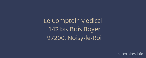 Le Comptoir Medical