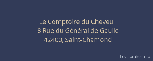Le Comptoire du Cheveu
