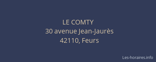 LE COMTY