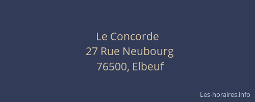 Le Concorde