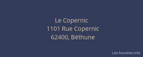 Le Copernic