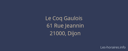 Le Coq Gaulois
