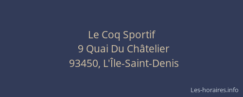 Le Coq Sportif