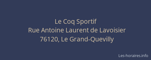 Le Coq Sportif
