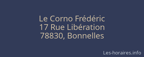 Le Corno Frédéric