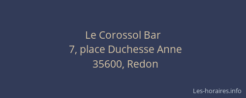 Le Corossol Bar