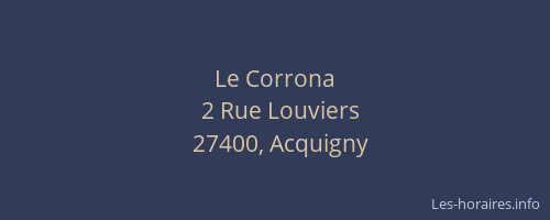 Le Corrona