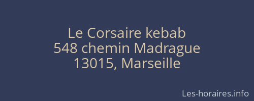 Le Corsaire kebab