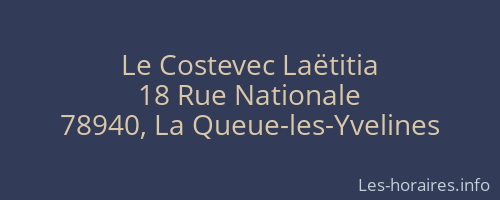 Le Costevec Laëtitia