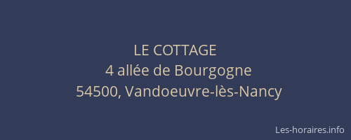 LE COTTAGE
