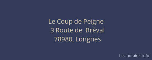 Le Coup de Peigne