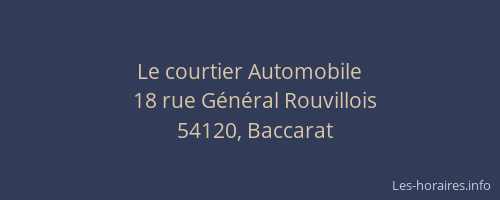 Le courtier Automobile