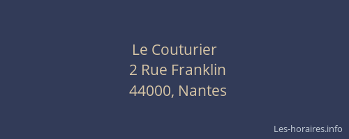 Le Couturier