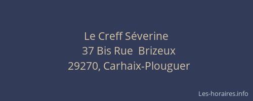Le Creff S&eacute;verine