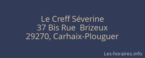 Le Creff Séverine