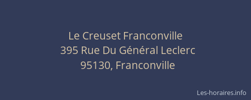 Le Creuset Franconville