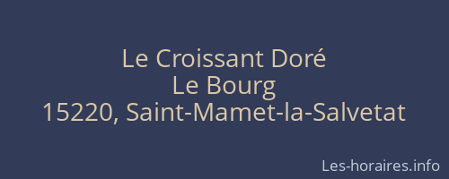 Le Croissant Doré