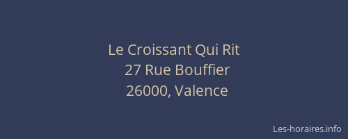 Le Croissant Qui Rit