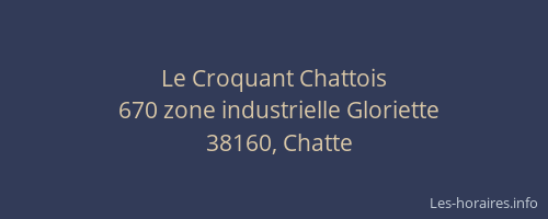 Le Croquant Chattois