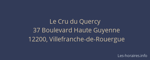Le Cru du Quercy
