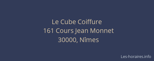 Le Cube Coiffure