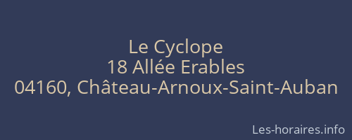 Le Cyclope