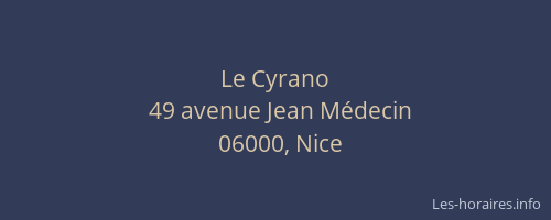 Le Cyrano