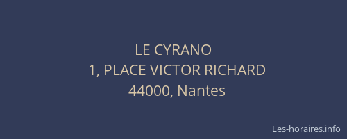 LE CYRANO