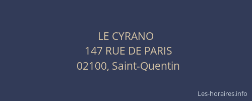 LE CYRANO
