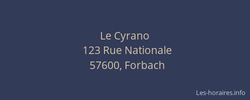 Le Cyrano