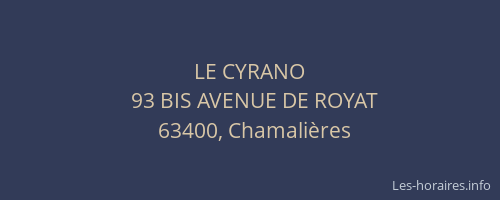 LE CYRANO