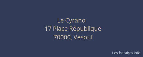 Le Cyrano