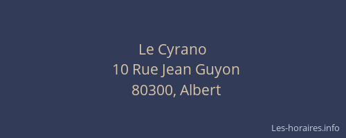 Le Cyrano