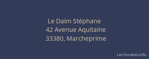 Le Daim St&eacute;phane
